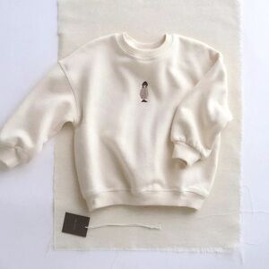 Zara - girls 4y - embroidered sweatshirt